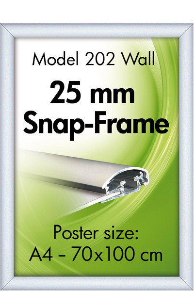 Alu Klapprahmen 25mm - A4 - Maxi-Set